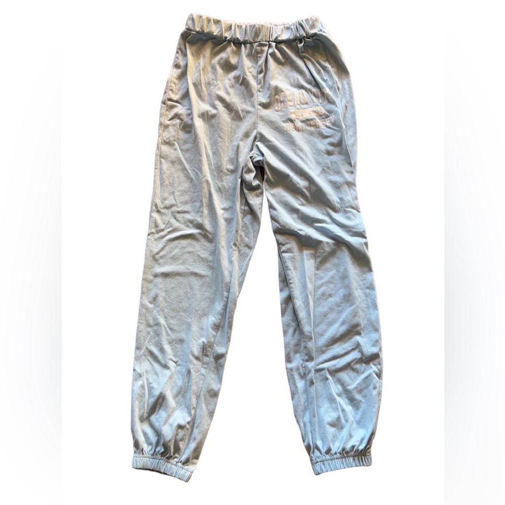 Shein Light-Blue Graphic Sweatpant